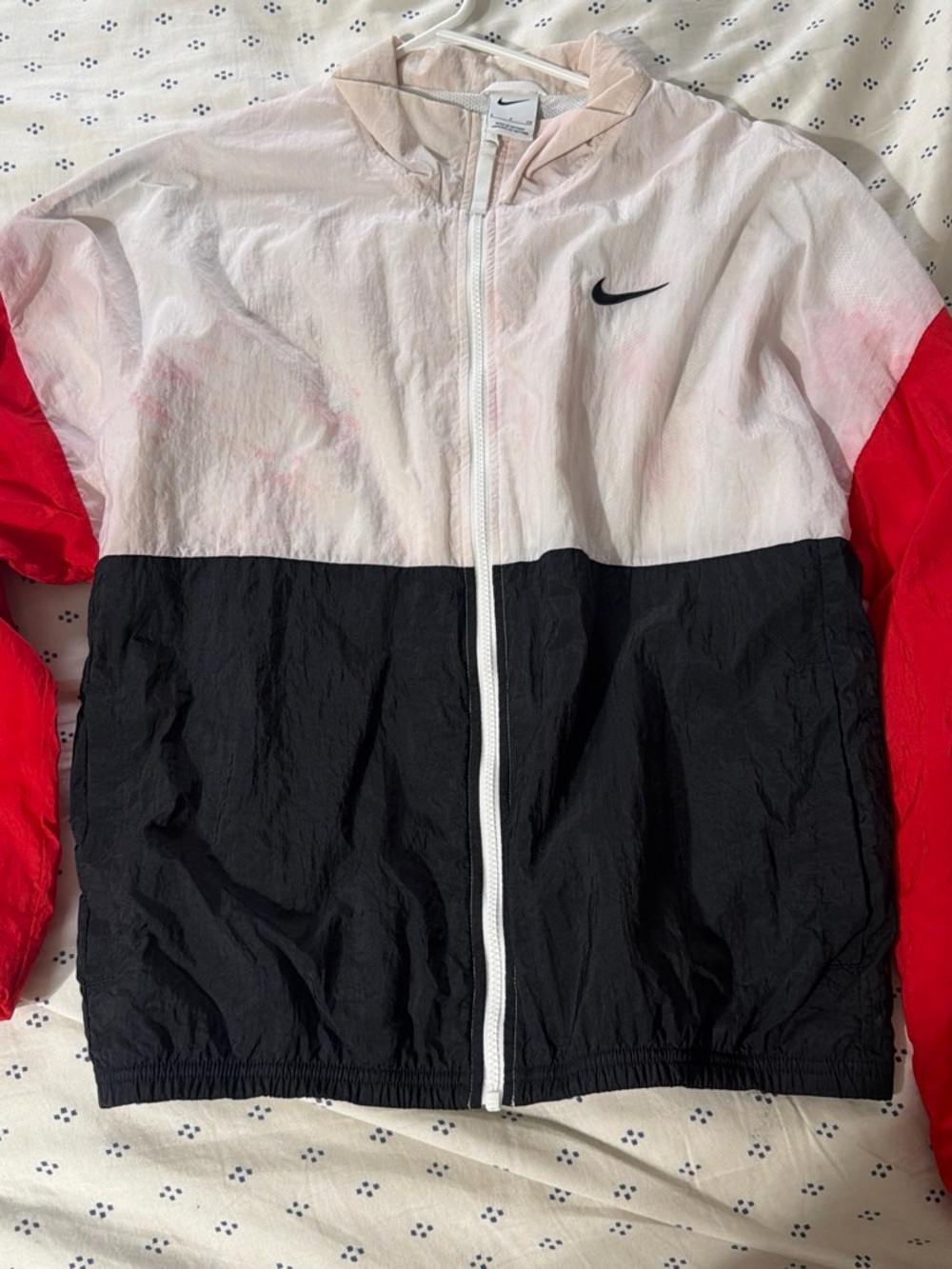 Nike White Mesh Training Top with Black Swoosh
